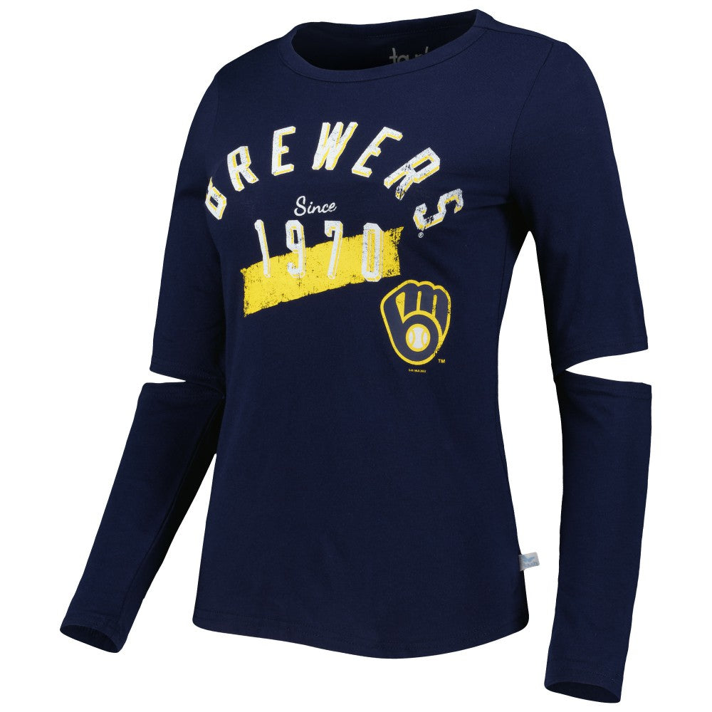 Milwaukee Brewers Touch Women's Formation Long Sleeve T-Shirt | MLB Sale