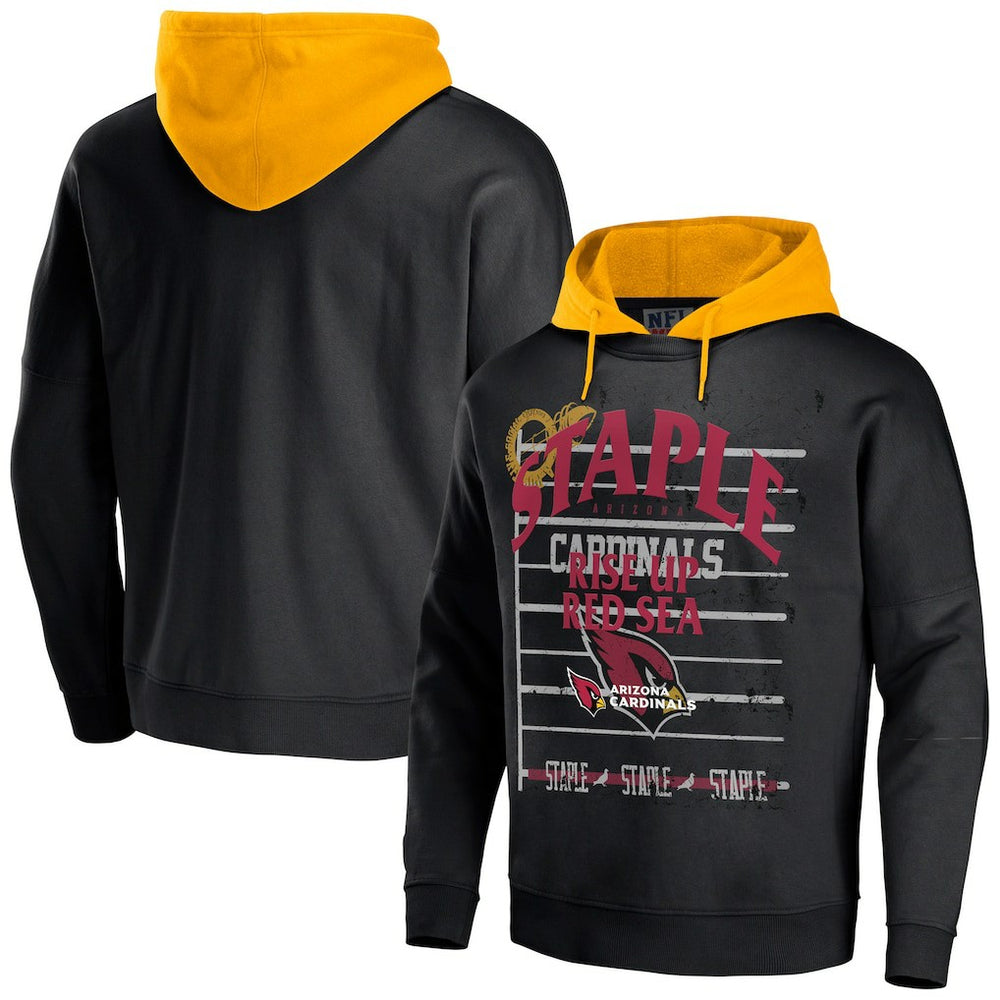 Arizona Cardinals  NFL x Staple Throwback Vintage Wash Pullover Hoodie