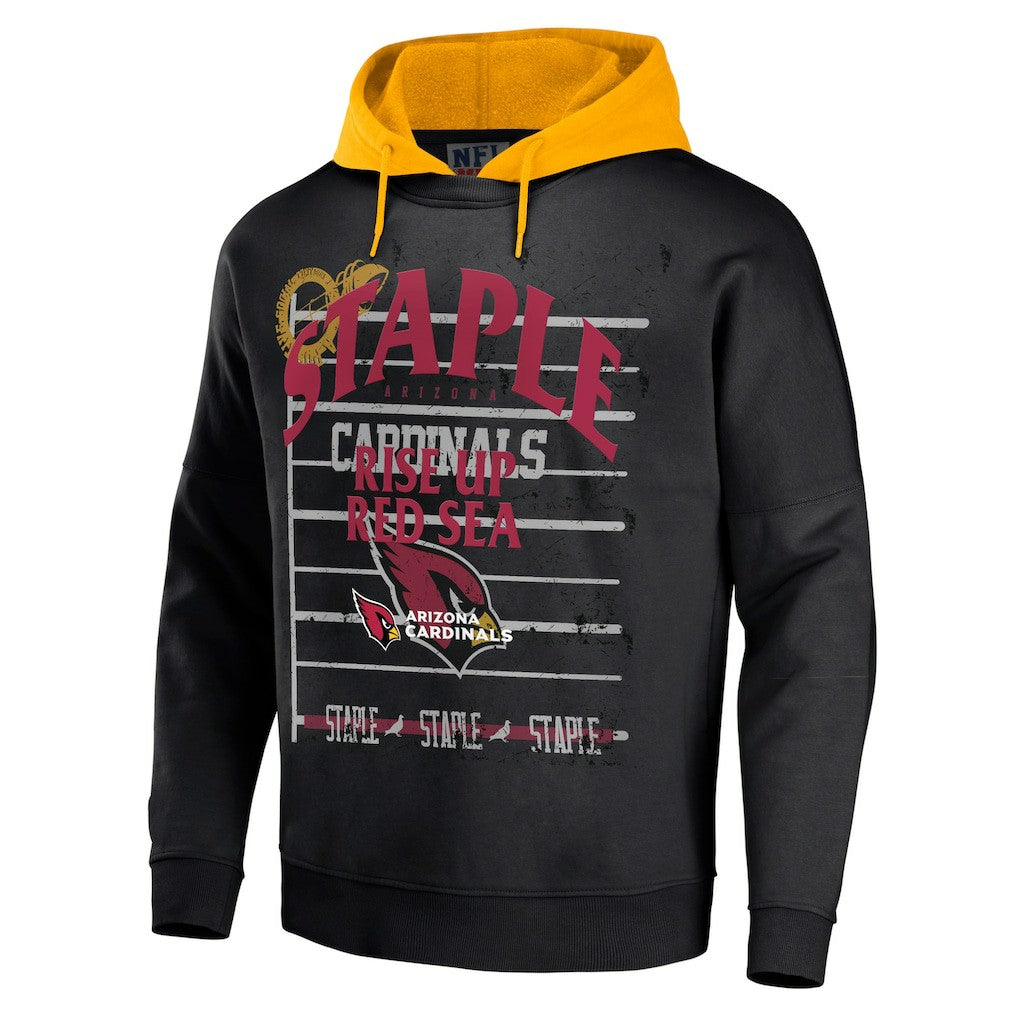 Arizona Cardinals  NFL x Staple Throwback Vintage Wash Pullover Hoodie