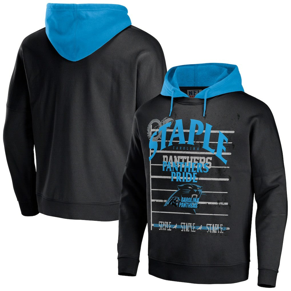 Carolina Panthers  NFL x Staple Throwback Vintage Wash Pullover Hoodie
