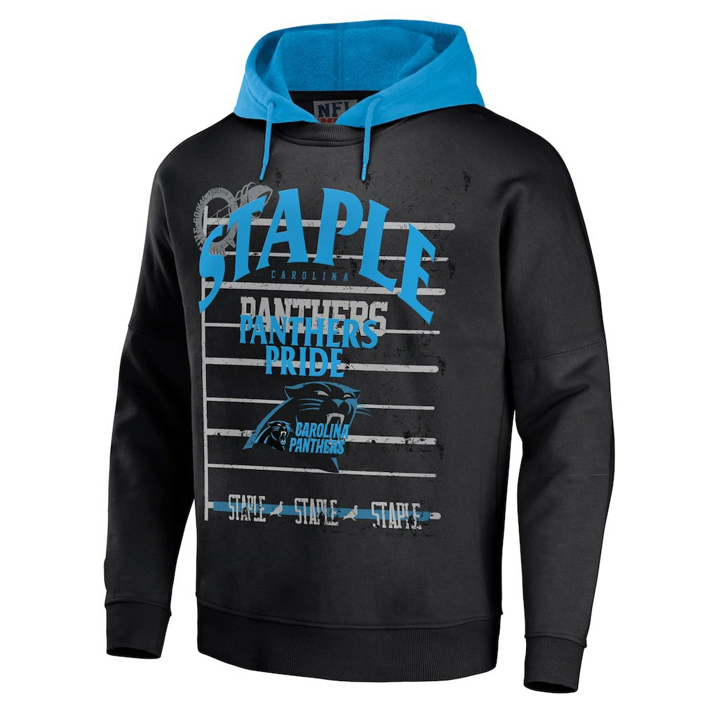 Carolina Panthers  NFL x Staple Throwback Vintage Wash Pullover Hoodie