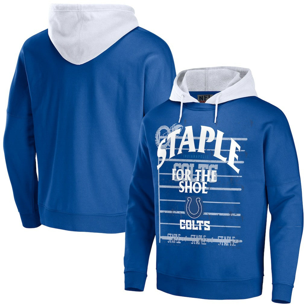 Indianapolis Colts  NFL x Staple Throwback Vintage Wash Pullover Hoodie