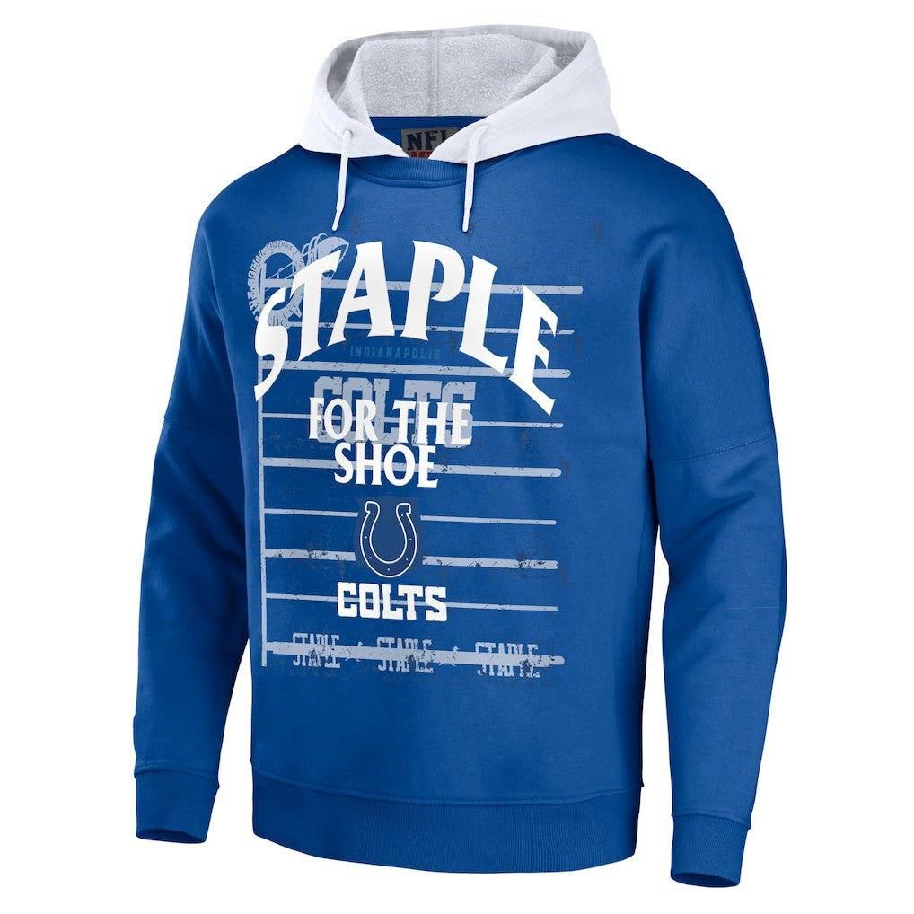 Indianapolis Colts  NFL x Staple Throwback Vintage Wash Pullover Hoodie