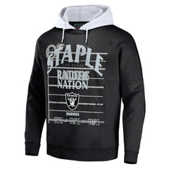 Las Vegas Raiders  NFL x Staple Throwback Vintage Wash Pullover Hoodie