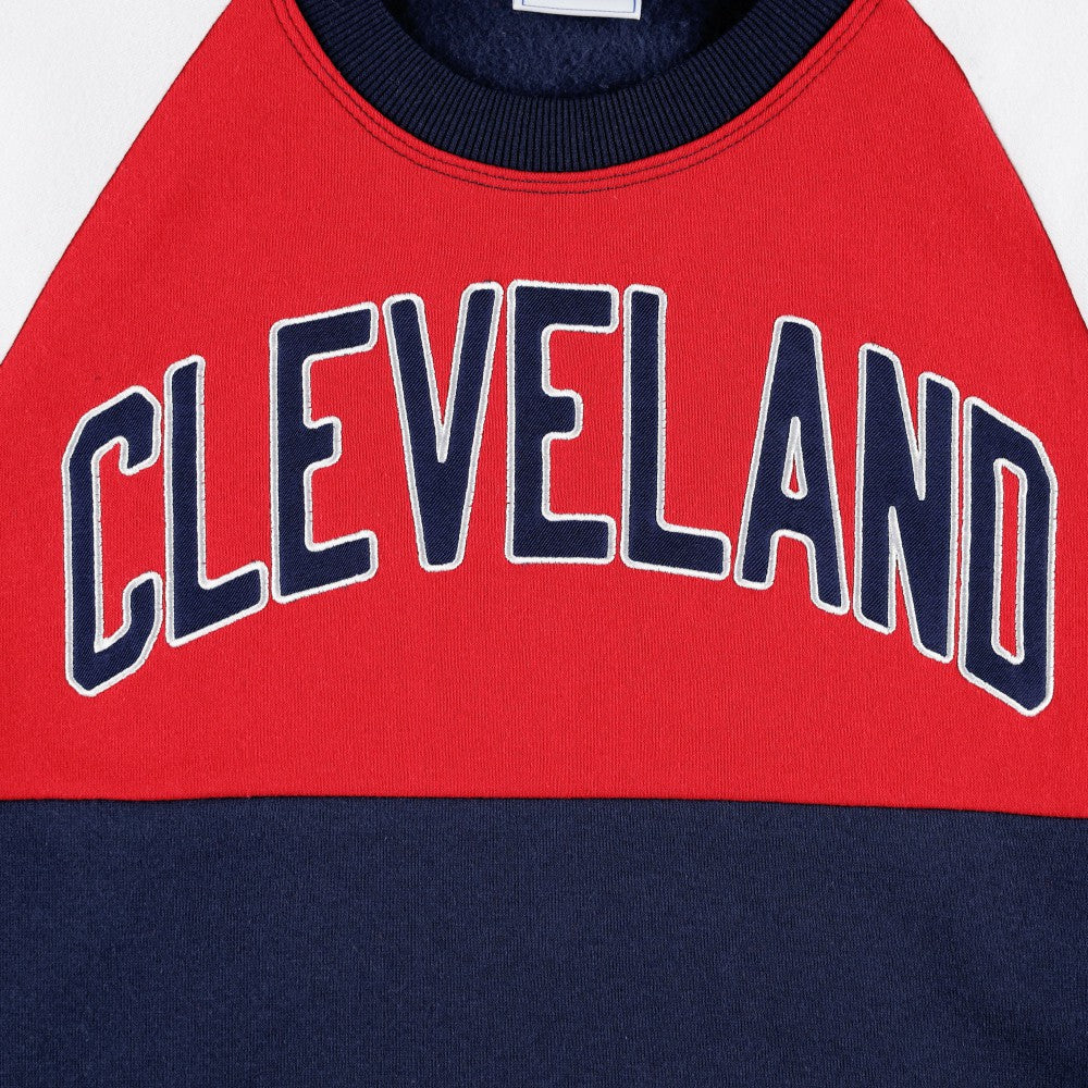Cleveland Guardians Starter Women's Baseline Raglan Pullover Sweatshirt | MLB Outlet