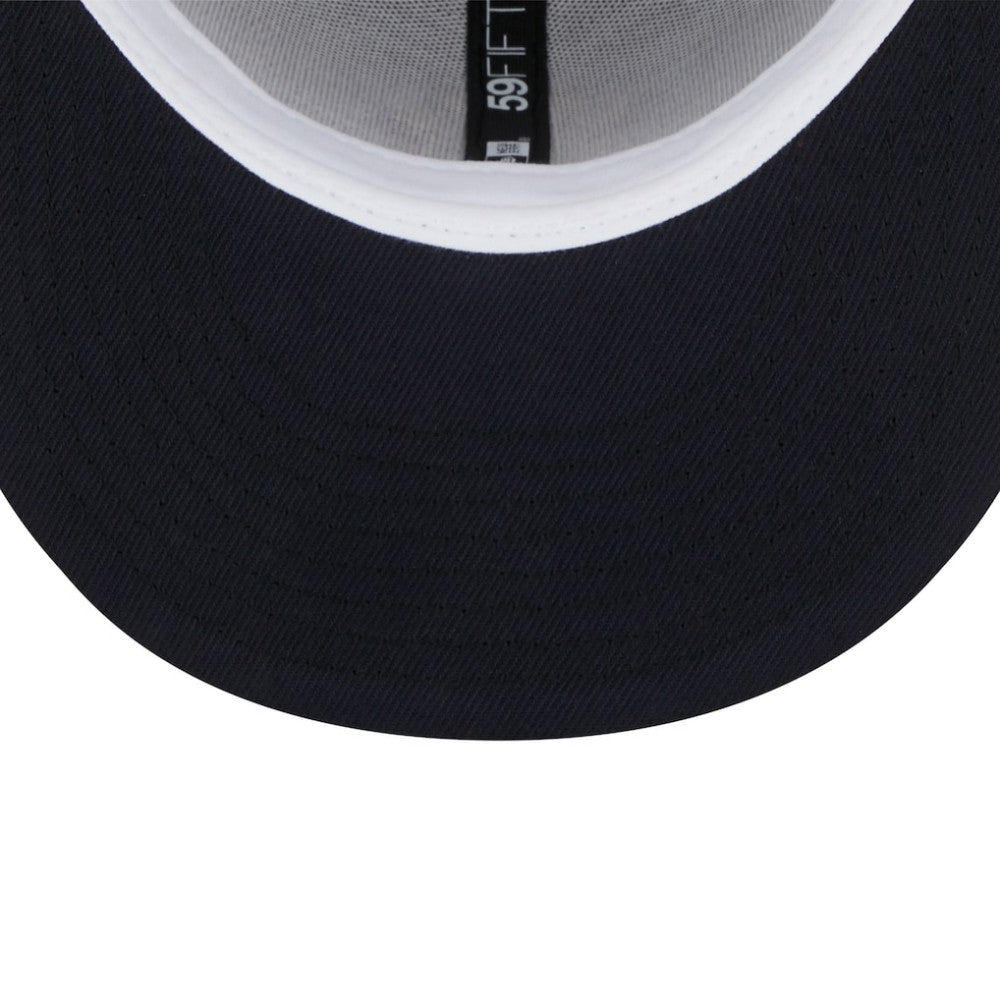 New York Yankees New Era World Series Champions Navy Undervisor 59FIFTY Fitted Hat | MLB On Sale