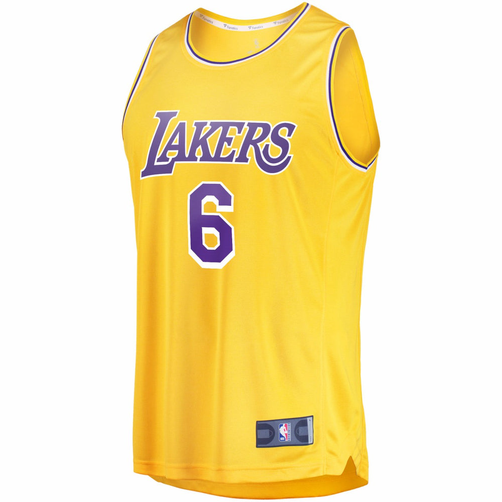 LeBron James Los Angeles Lakers 2021/22 Fast Break Replica Jersey On Sale
