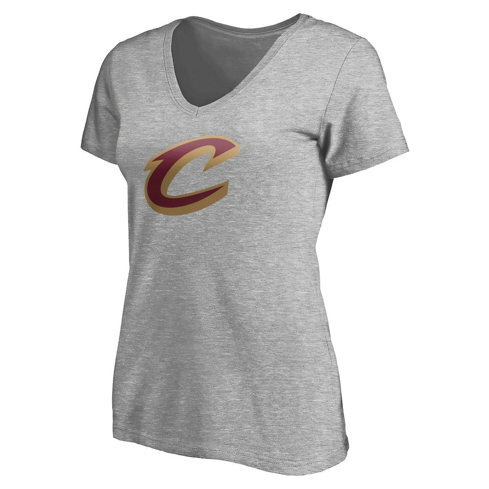 Cleveland Cavaliers Women's Primary Team Logo V-Neck T-Shirt sale Online
