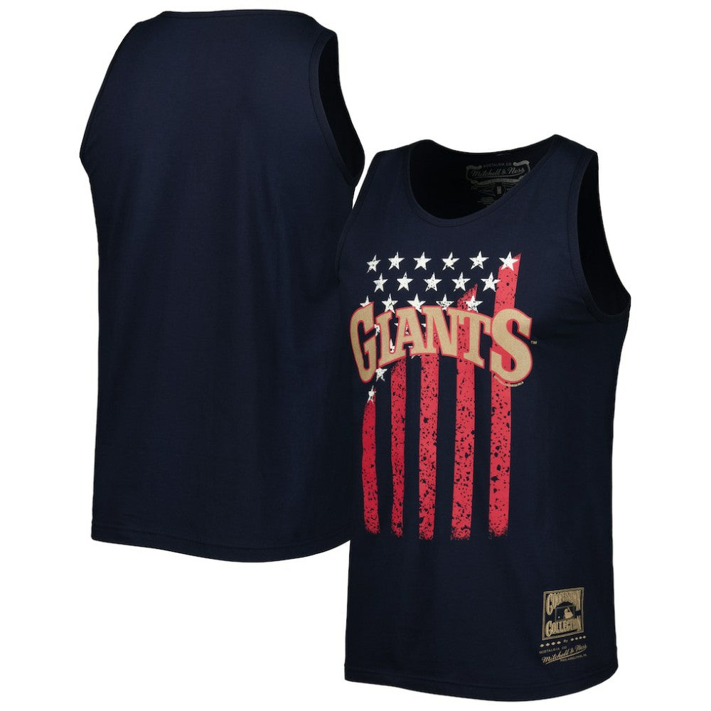 San Francisco Giants Mitchell & Ness Cooperstown Collection Stars and Stripes Tank Top | MLB Online