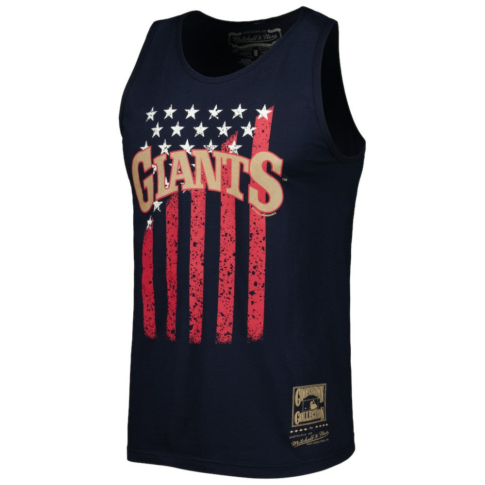 San Francisco Giants Mitchell & Ness Cooperstown Collection Stars and Stripes Tank Top | MLB Online