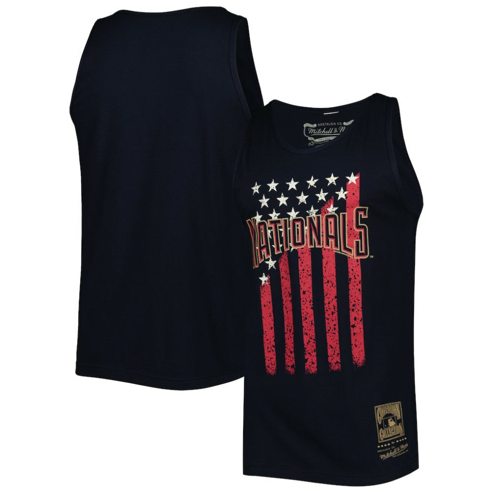 Washington Nationals Mitchell & Ness Cooperstown Collection Stars and Stripes Tank Top | MLB For sale