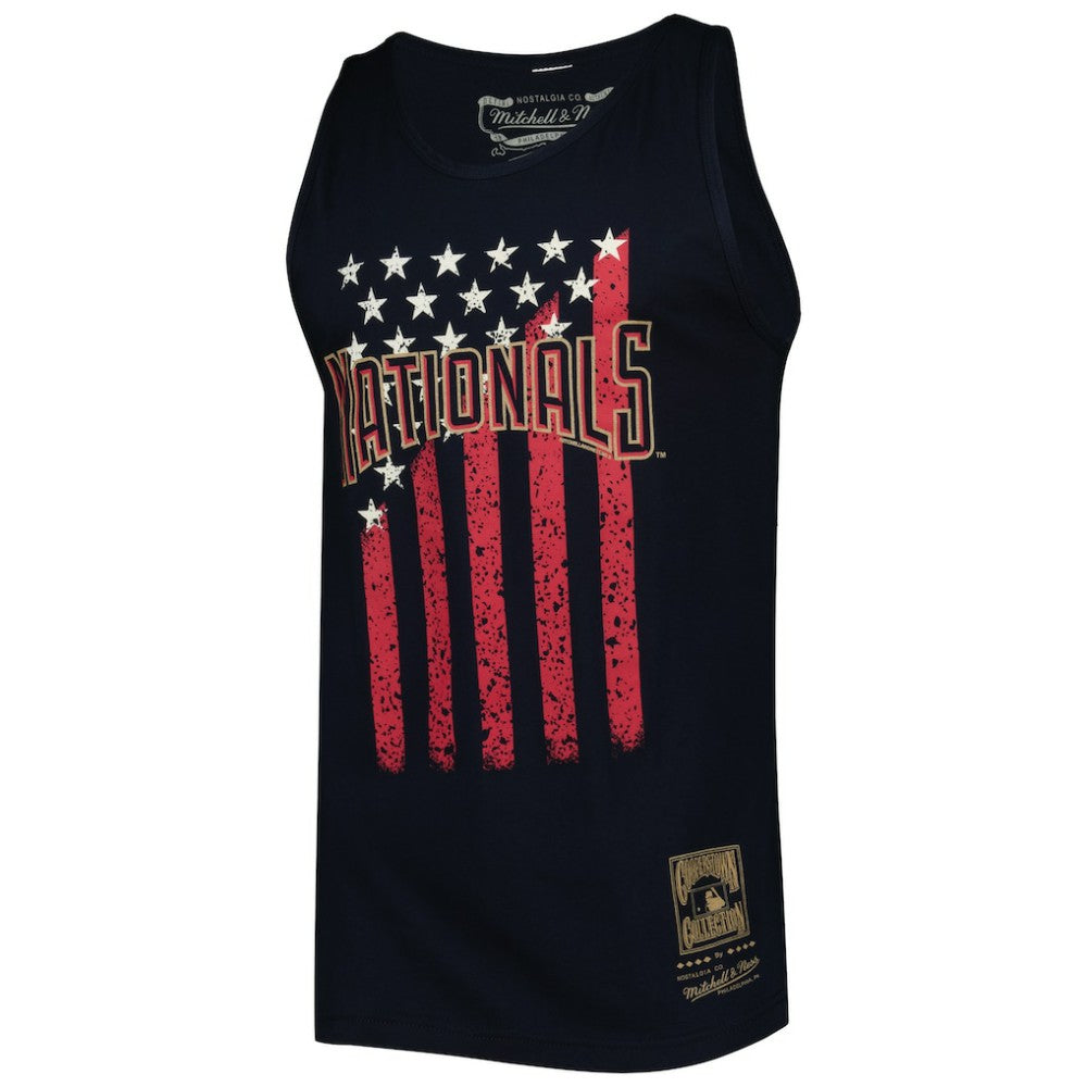 Washington Nationals Mitchell & Ness Cooperstown Collection Stars and Stripes Tank Top | MLB For sale