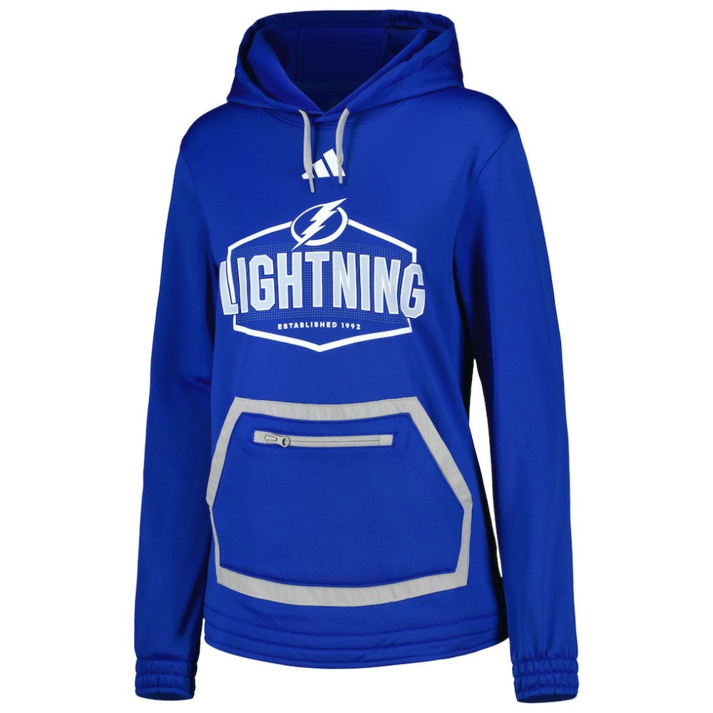 Tampa Bay Lightning adidas Women's Team Pullover Hoodie Discount