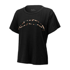 Los Angeles Chargers  Justin Herbert  Majestic Threads Women's Leopard Player Name & Number T-Shirt