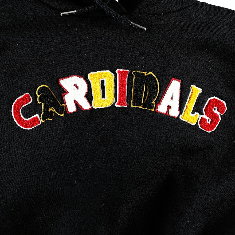 Arizona Cardinals  The Wild Collective Women's Cropped Pullover Hoodie