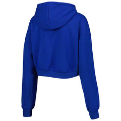 Buffalo Bills  The Wild Collective Women's Cropped Pullover Hoodie