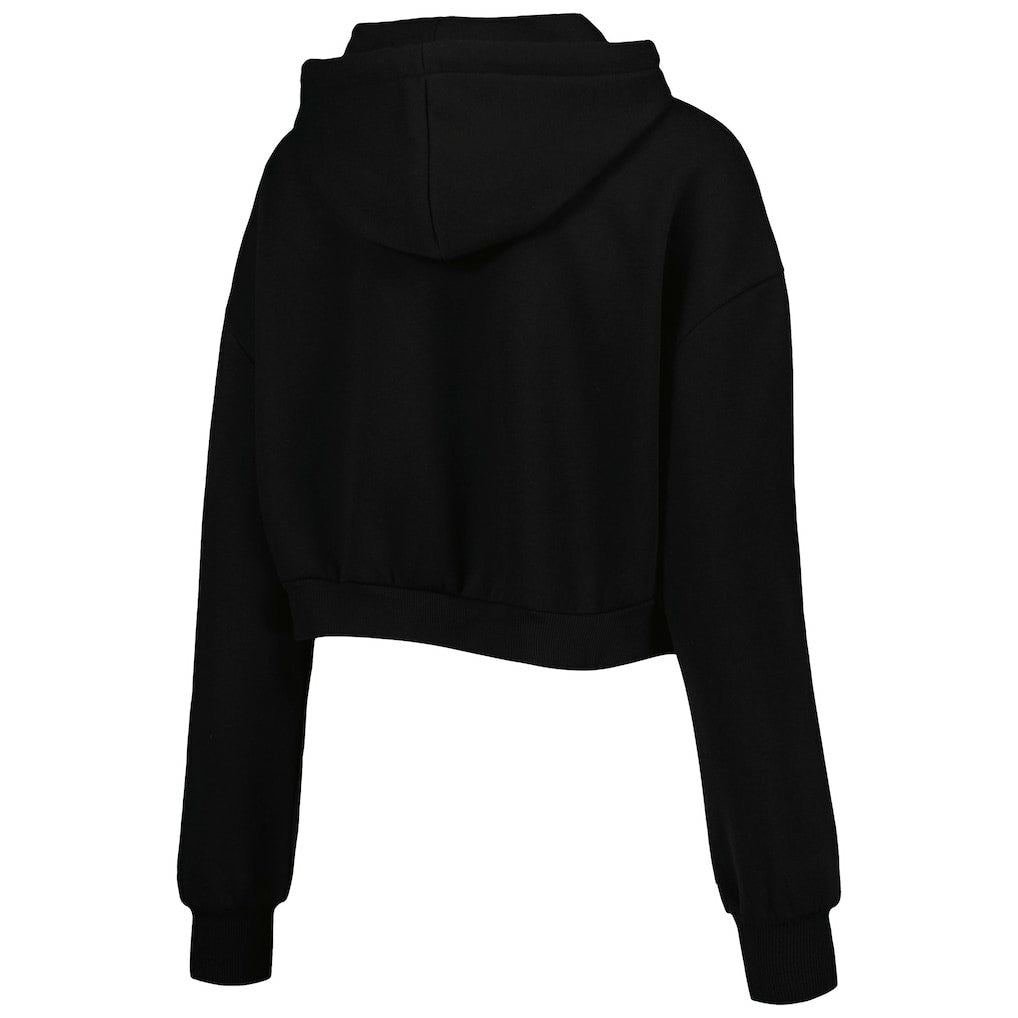 Cleveland Browns  The Wild Collective Women's Cropped Pullover Hoodie