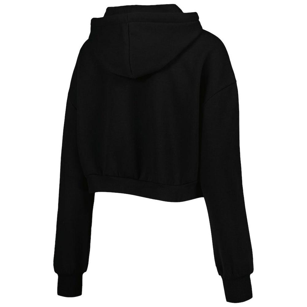 Cleveland Browns  The Wild Collective Women's Cropped Pullover Hoodie