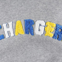 Los Angeles Chargers  The Wild Collective Women's Cropped Pullover Hoodie