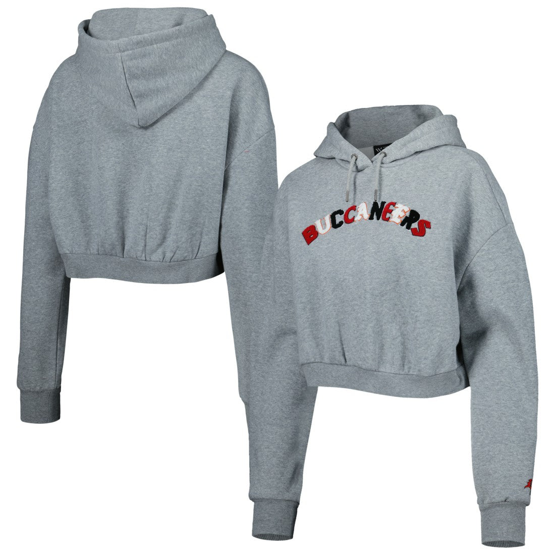 Tampa Bay Buccaneers  The Wild Collective Women's Cropped Pullover Hoodie