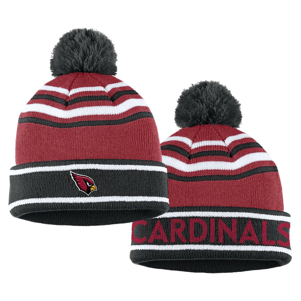 Arizona Cardinals  WEAR by Erin Andrews Women's Colorblock Cuffed Knit Hat with Pom and Scarf Set