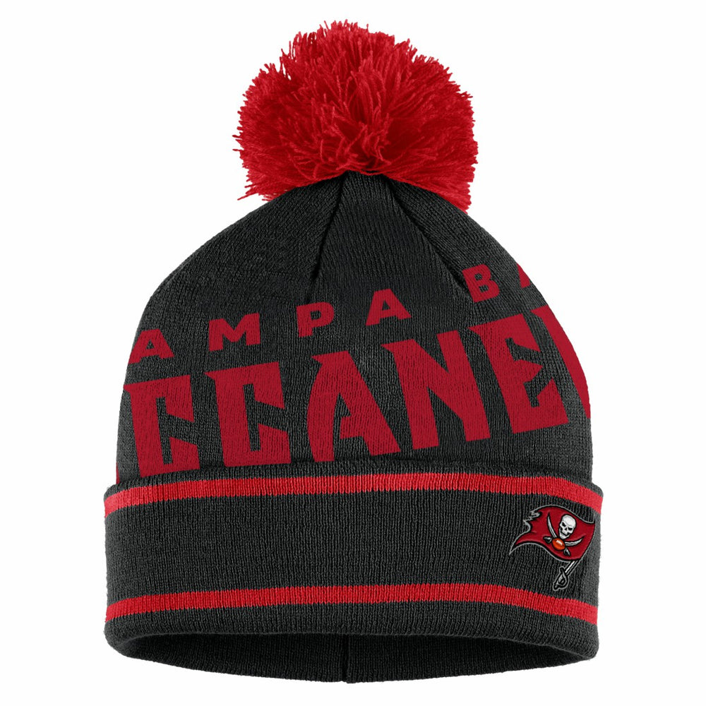 Tampa Bay Buccaneers  WEAR by Erin Andrews Women's Double Jacquard Cuffed Knit Hat with Pom and Gloves Set