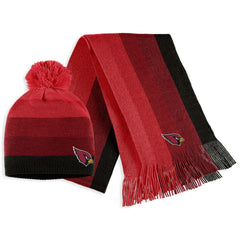 Arizona Cardinals  WEAR by Erin Andrews Women's Ombre Pom Knit Hat and Scarf Set