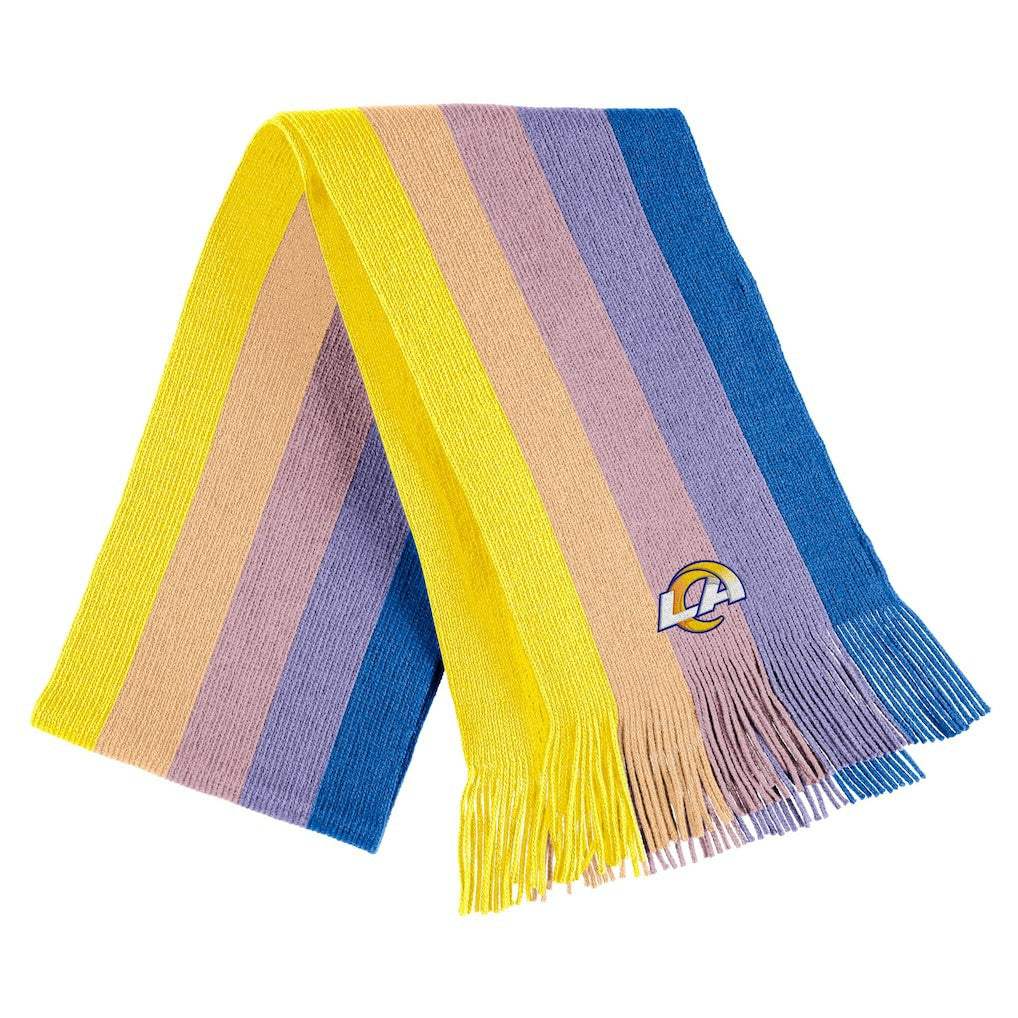 Los Angeles Rams  WEAR by Erin Andrews Women's Ombre Pom Knit Hat and Scarf Set