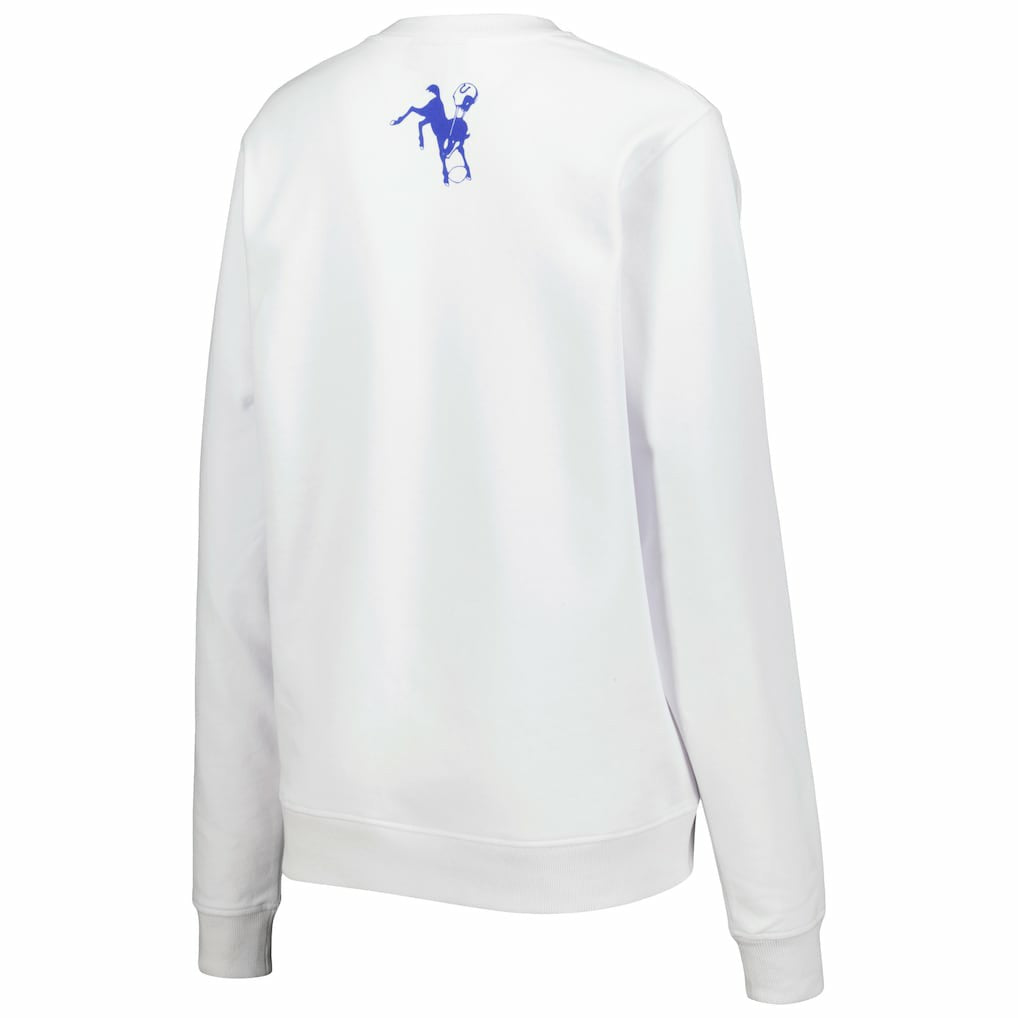 Indianapolis Colts  The Wild Collective Women's Cheer V-Neck Fleece Pullover Sweatshirt