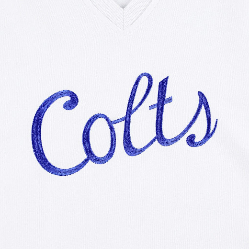 Indianapolis Colts  The Wild Collective Women's Cheer V-Neck Fleece Pullover Sweatshirt