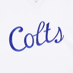 Indianapolis Colts  The Wild Collective Women's Cheer V-Neck Fleece Pullover Sweatshirt