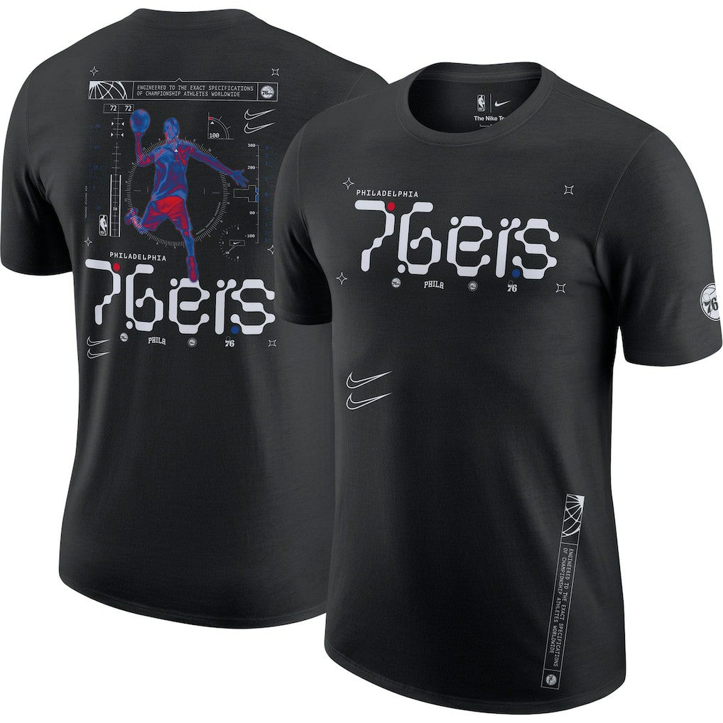 Philadelphia 76ers Courtside Air Traffic Control Max90 T-Shirt For Sale