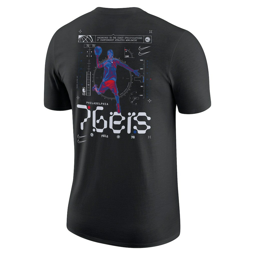 Philadelphia 76ers Courtside Air Traffic Control Max90 T-Shirt For Sale
