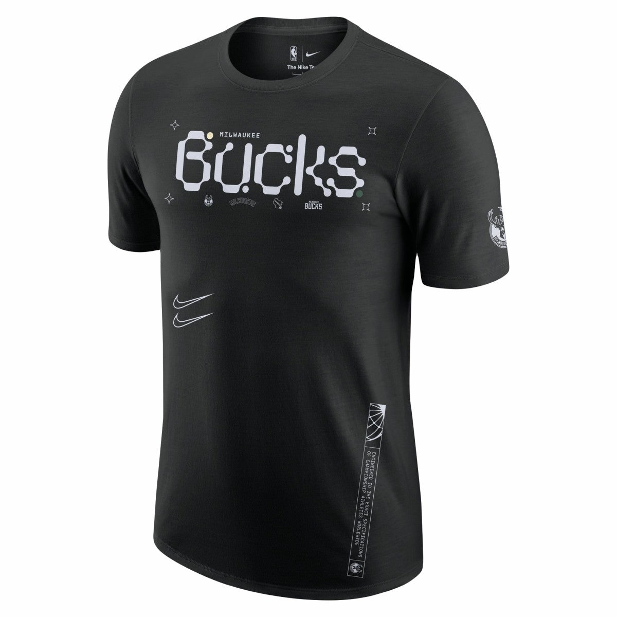 Milwaukee Bucks Courtside Air Traffic Control Max90 T-Shirt Outlet