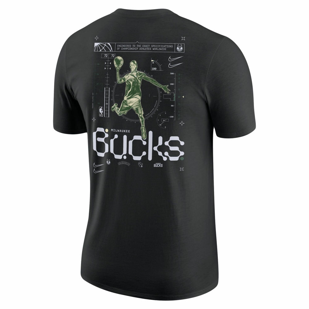 Milwaukee Bucks Courtside Air Traffic Control Max90 T-Shirt Outlet