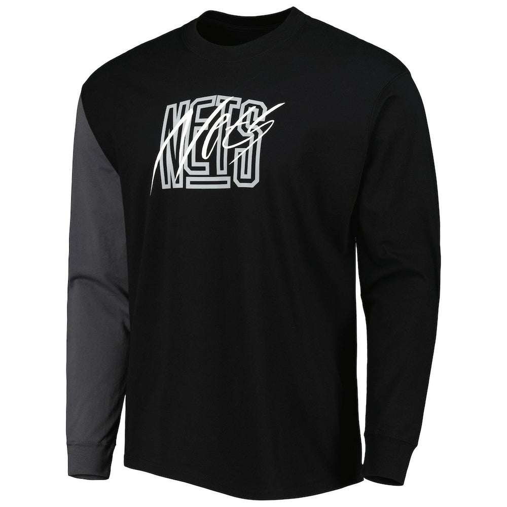 Brooklyn Nets Courtside Versus Flight MAX90 Long Sleeve T-Shirt Outlet