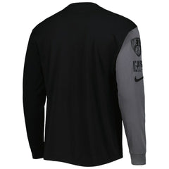 Brooklyn Nets Courtside Versus Flight MAX90 Long Sleeve T-Shirt Outlet