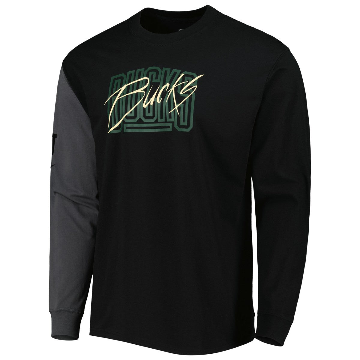 Milwaukee Bucks Courtside Versus Flight MAX90 Long Sleeve T-Shirt Outlet