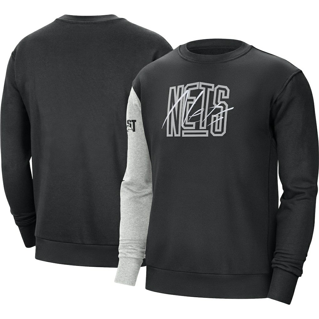 Brooklyn Nets Courtside Versus Force & Flight Pullover Sweatshirt Discount
