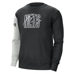 Brooklyn Nets Courtside Versus Force & Flight Pullover Sweatshirt Discount