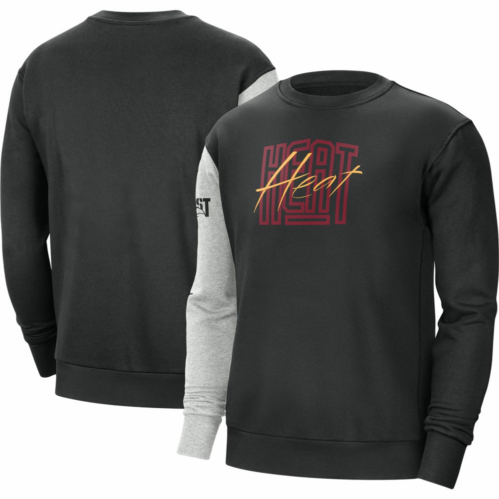 Miami Heat Courtside Versus Force & Flight Pullover Sweatshirt For Sale