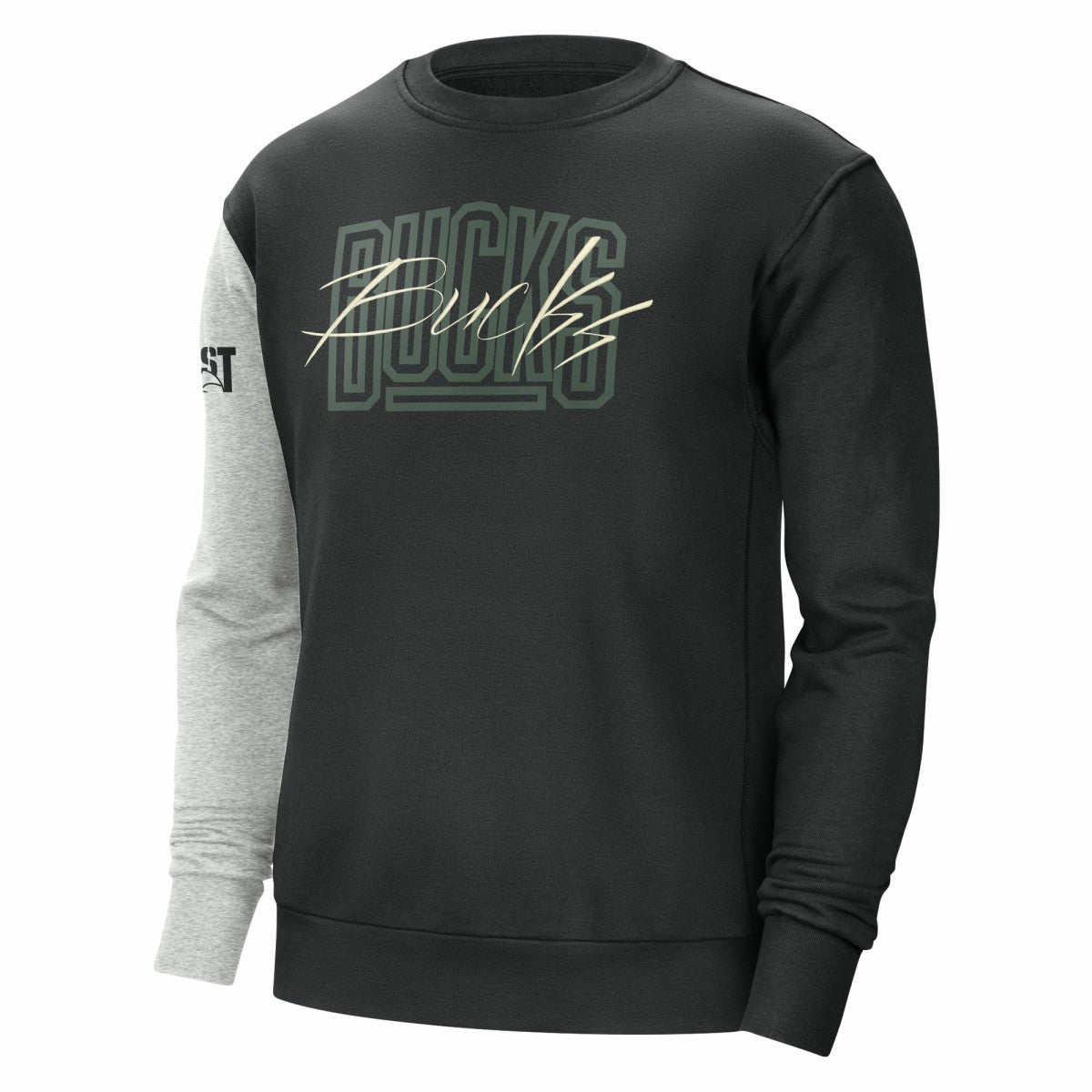 Milwaukee Bucks Courtside Versus Force & Flight Pullover Sweatshirt Discount