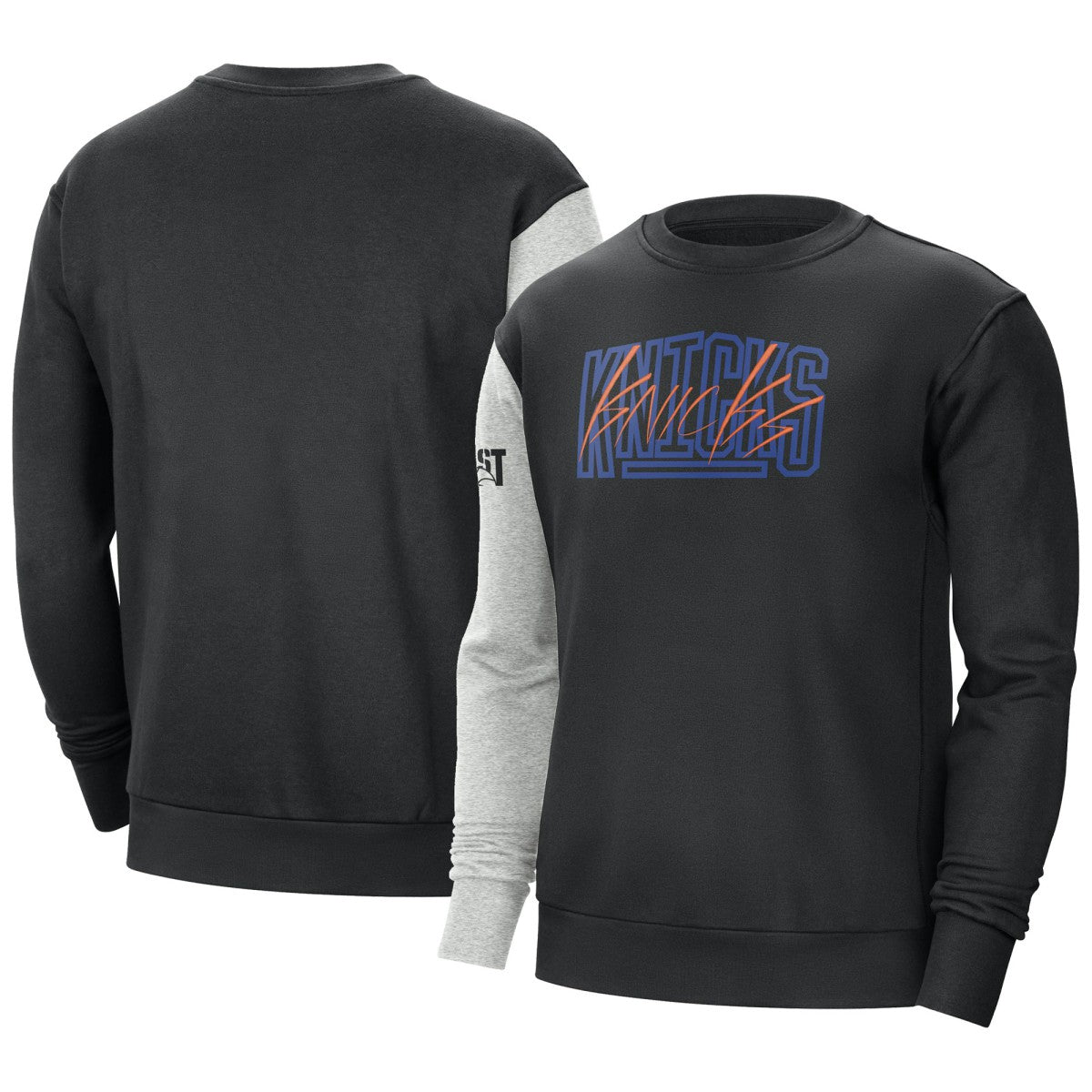 New York Knicks Courtside Versus Force & Flight Pullover Sweatshirt Outlet