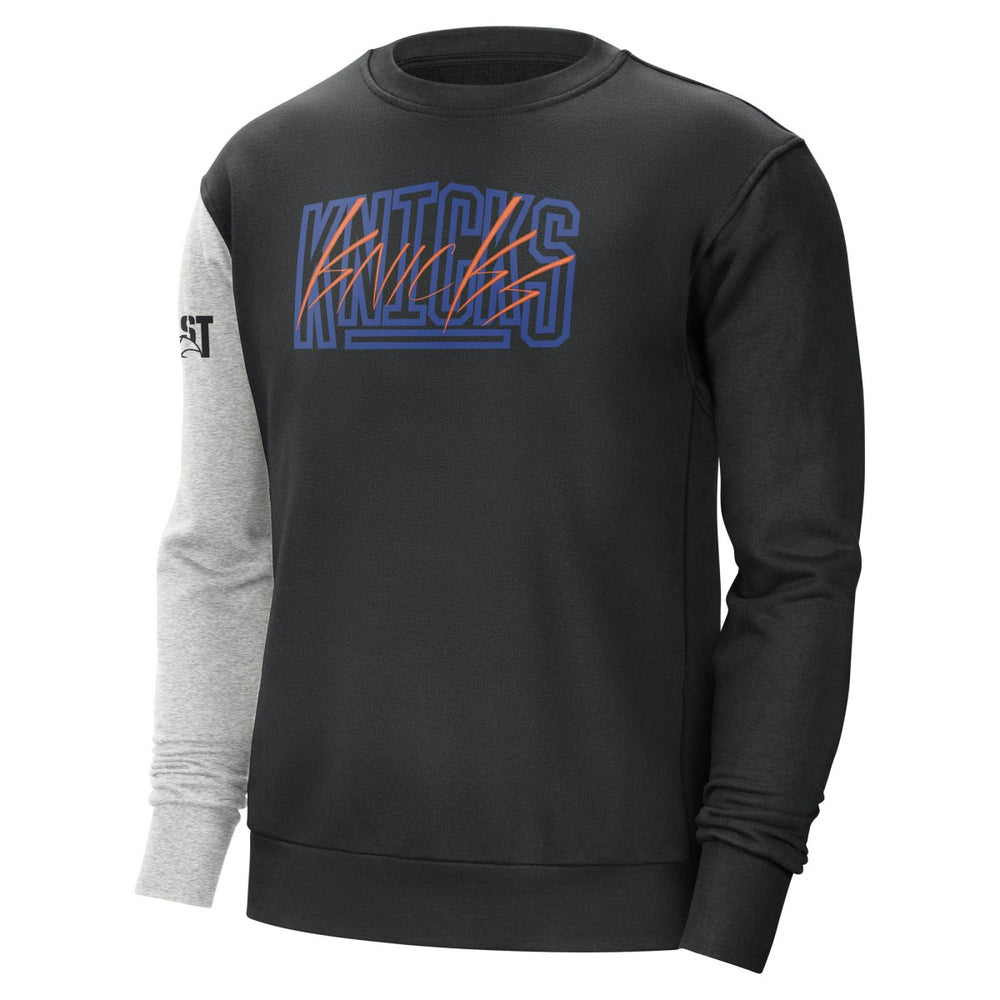New York Knicks Courtside Versus Force & Flight Pullover Sweatshirt Outlet