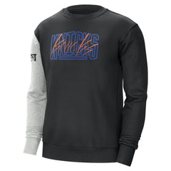 New York Knicks Courtside Versus Force & Flight Pullover Sweatshirt Outlet