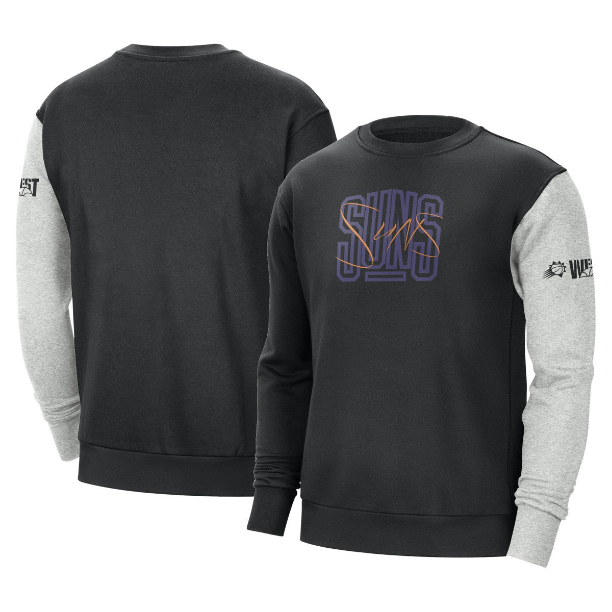 Phoenix Suns Courtside Versus Force & Flight Pullover Sweatshirt On Sale