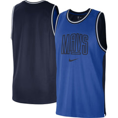 Dallas Mavericks Courtside Versus Force Split DNA Performance Mesh Tank Top sale Discount