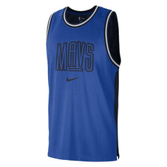 Dallas Mavericks Courtside Versus Force Split DNA Performance Mesh Tank Top sale Discount