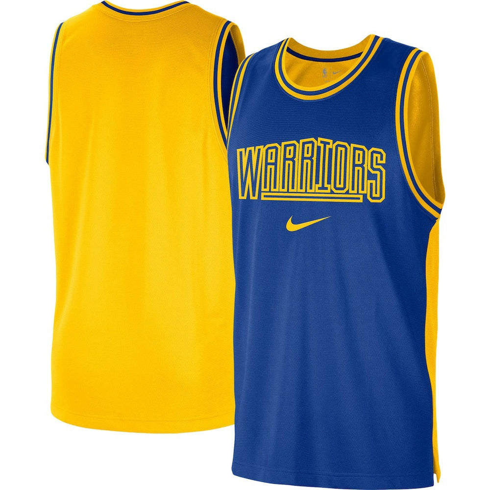 Golden State Warriors Courtside Versus Force Split DNA Performance Mesh Tank Top sale On Sale