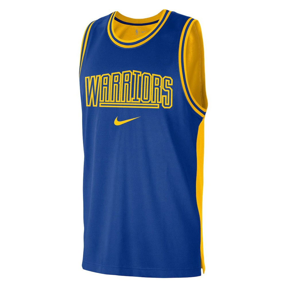 Golden State Warriors Courtside Versus Force Split DNA Performance Mesh Tank Top sale On Sale
